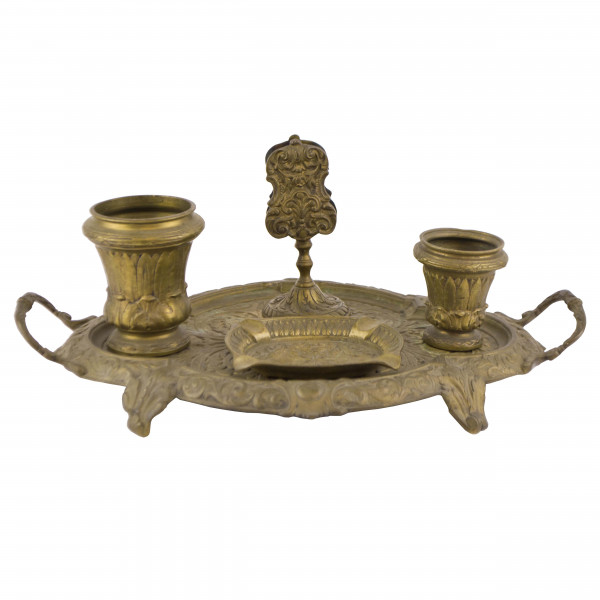 Mosiężny zestaw biurowy