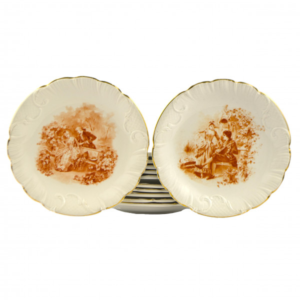 Talerze deserowe Wessel