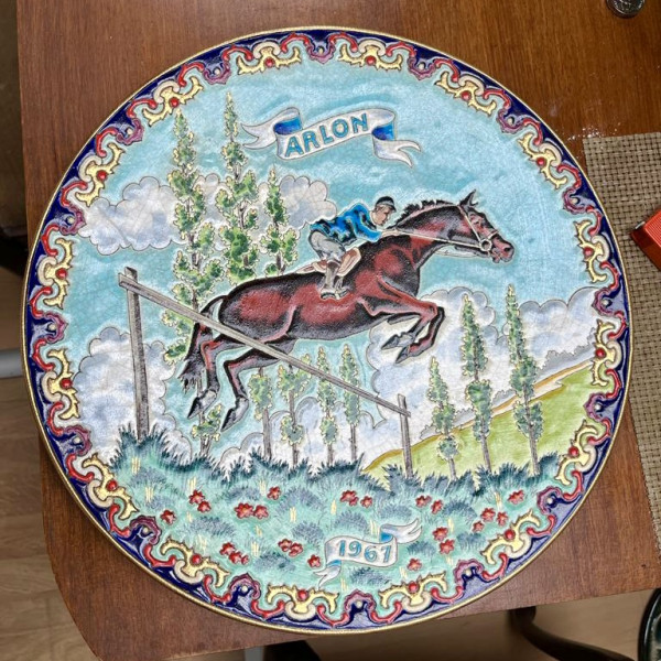 Talerz dekoracyjny Longwy