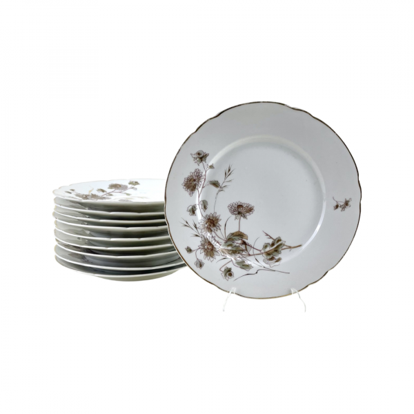 Talerze deserowe szt. 10 Baudour