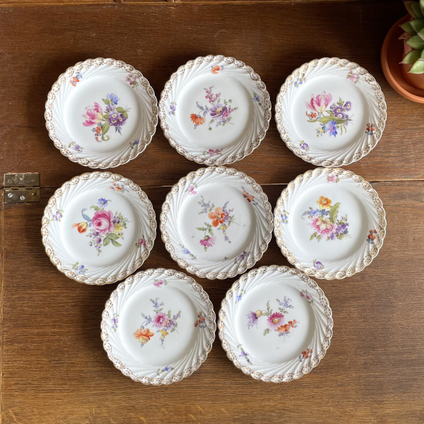 Talerze deserowe Nymphenburg